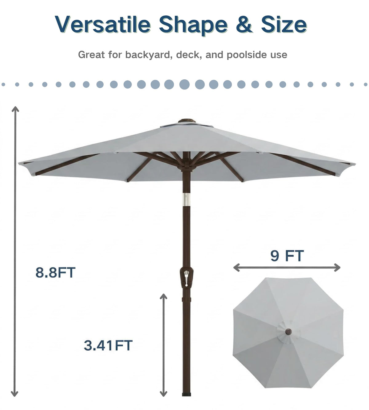 PatioKingdom backyard setup with UV protection and comfy shade.