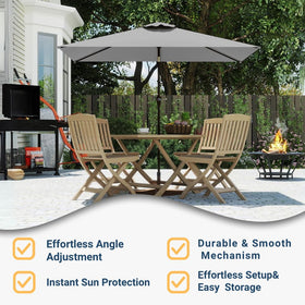 Patio Kingdom UV-resistant canopy protects against sun while staying vibrant