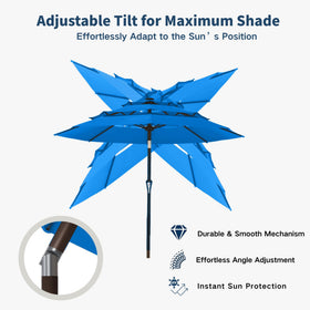 Patio Kingdom UV-resistant fabric blocks sun while staying vibrant.