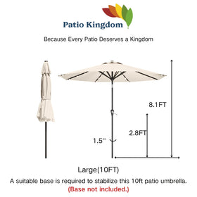 Patio Kingdom UV-resistant fade-resistant canopy keeps color vivid over time