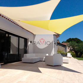 Patio Paradise backyard setup shows versatile outdoor shade.
