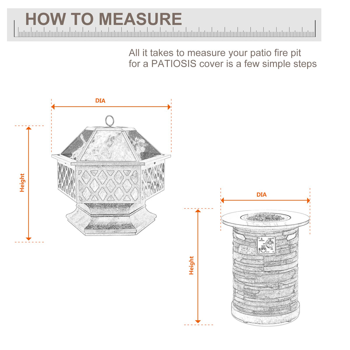 PATIOASIS 32inch round fire pit cover with vent reduces internal moisture.