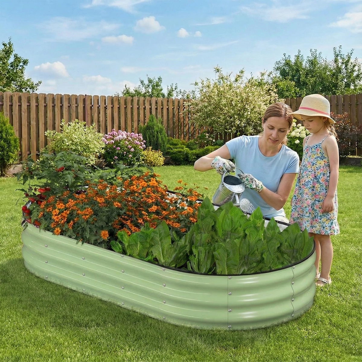 Patiobay oval-shaped bed maintains even pressure for durability in small spaces