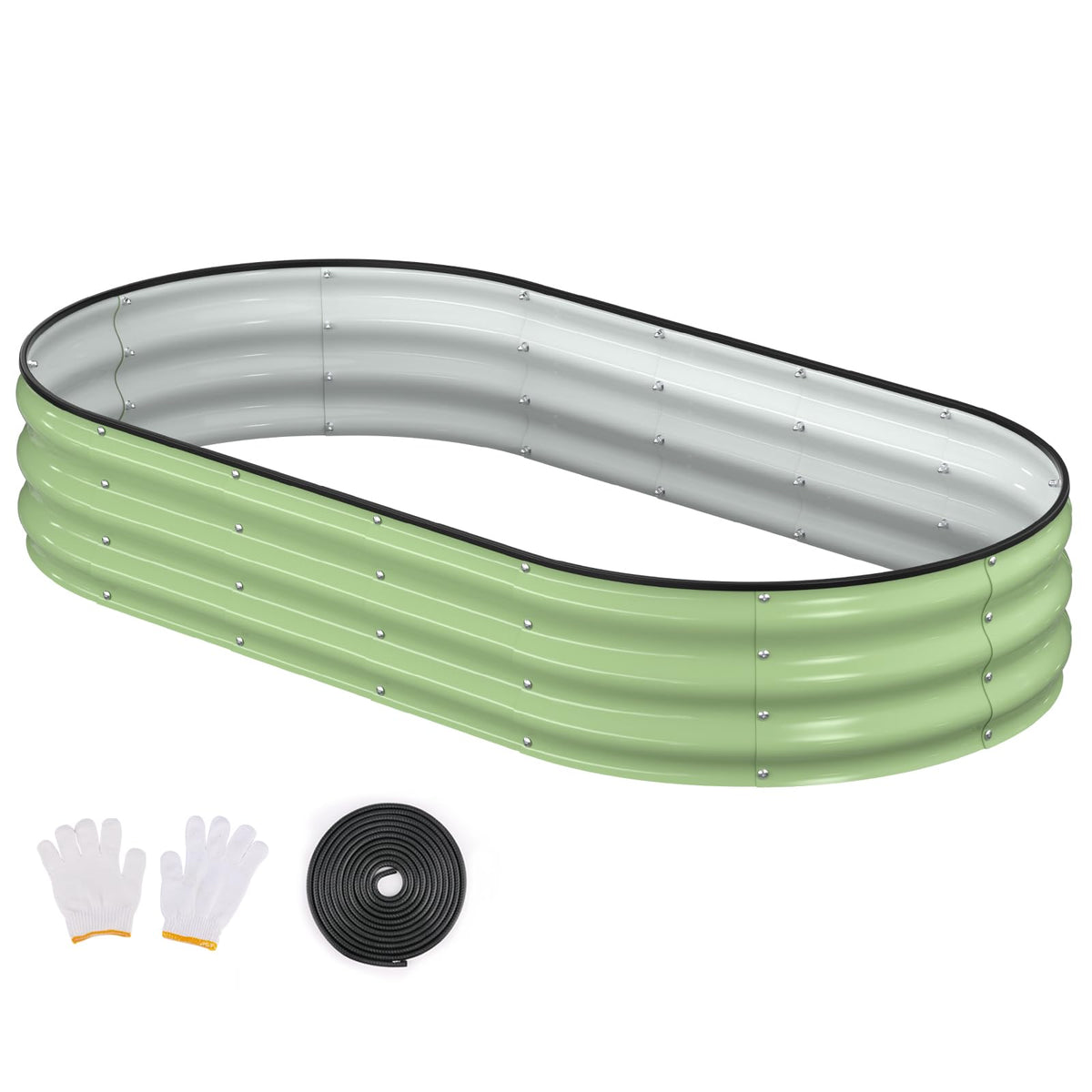 Patiobay raised garden bed 6x3x1ft offers spacious soil for vegetables and herbs