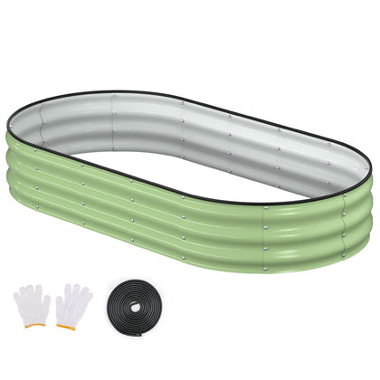 Patiobay raised garden bed 6x3x1ft offers spacious soil for vegetables and herbs