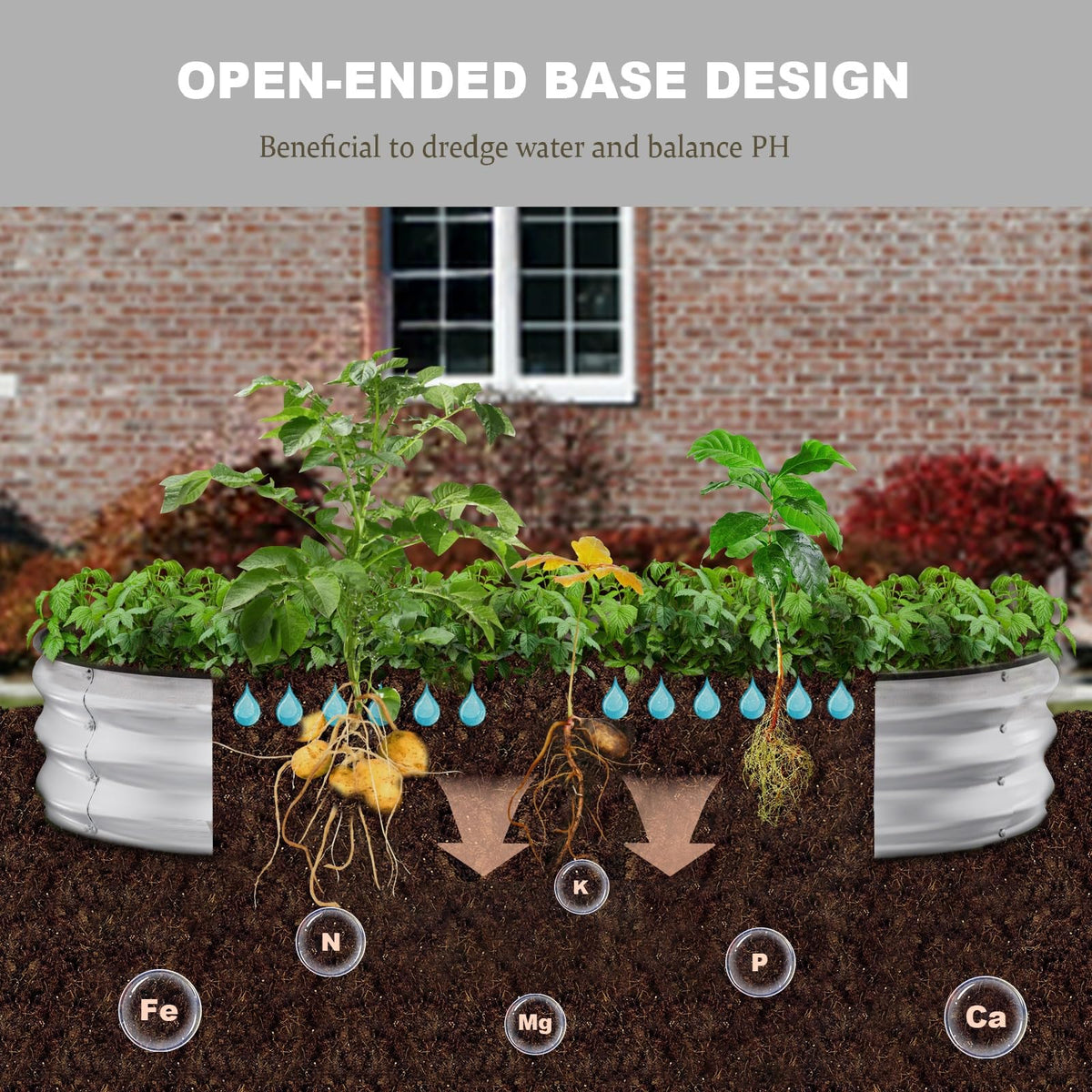 Rubber edging on Patiobay bed protects users during setup