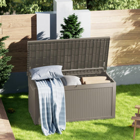 PATIOEASY cushions and tools storage ideal for patios and decks.