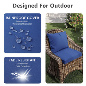 PatioGlow fade-resistant Oxford fabric preserves color under sun.