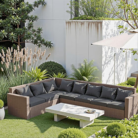 PatioGlow back cushion close-up shows supportive foam for extended outdoor lounging