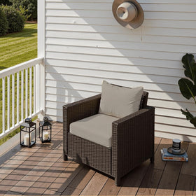 PatioGlow removable cover with hidden zipper close-up enables simple cleaning.