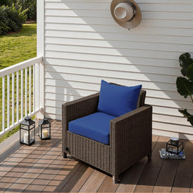 PatioGlow removable cover with hidden zipper for easy cleaning.