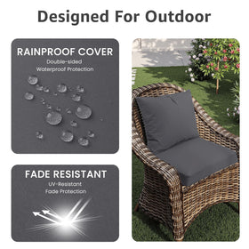 PatioGlow waterproof cover close-up illustrating easy wipe cleaning
