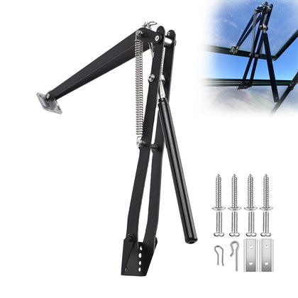 PATIOHZ 1X Auto Vent Opener solar module demonstrates self-regulating venting for greenhouse climates.