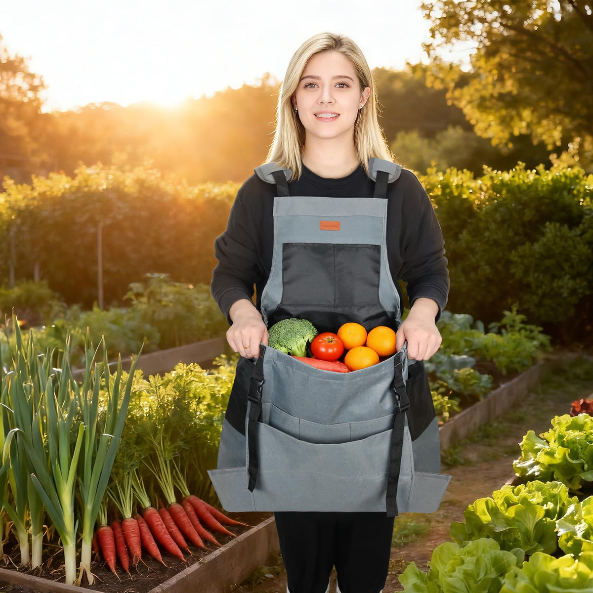 Patioland adjustable straps ensure a comfortable fit for many body types