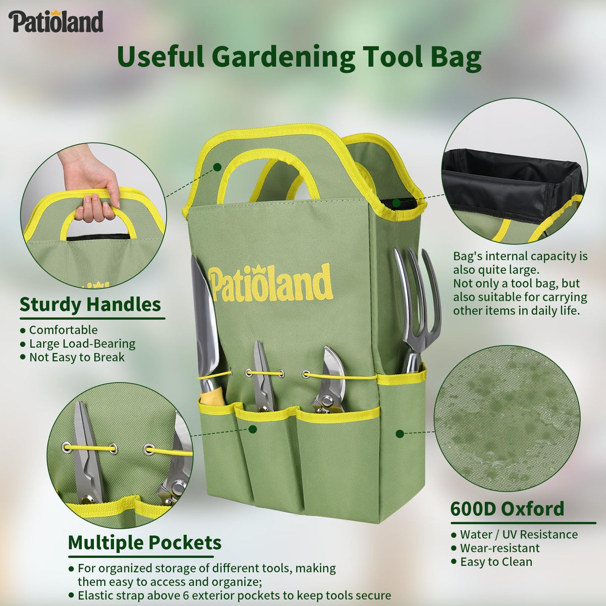 Patioland hand fork and transplanter used for transplanting seedlings.