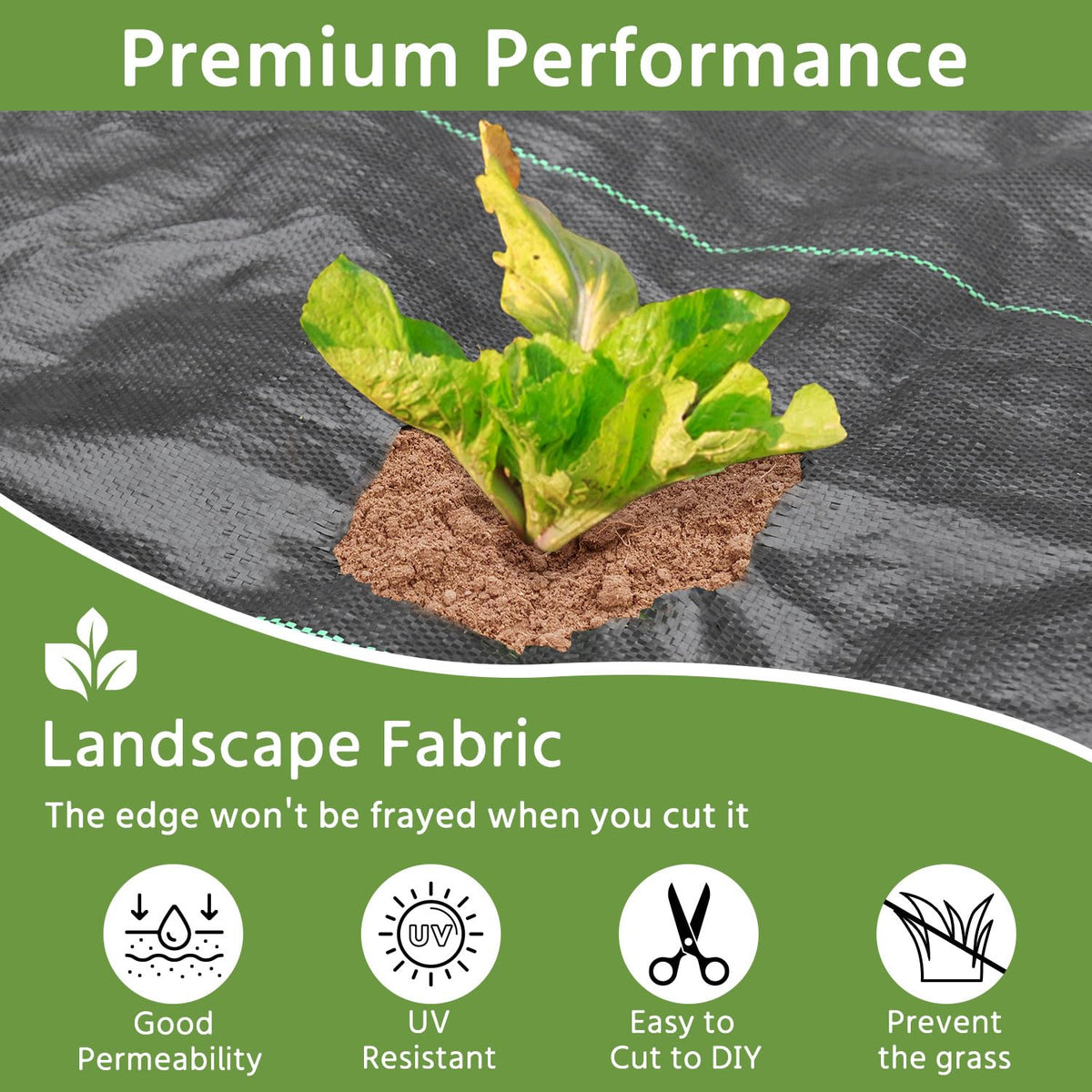 Pattiumo breathable porous weave lets air and water reach the soil.