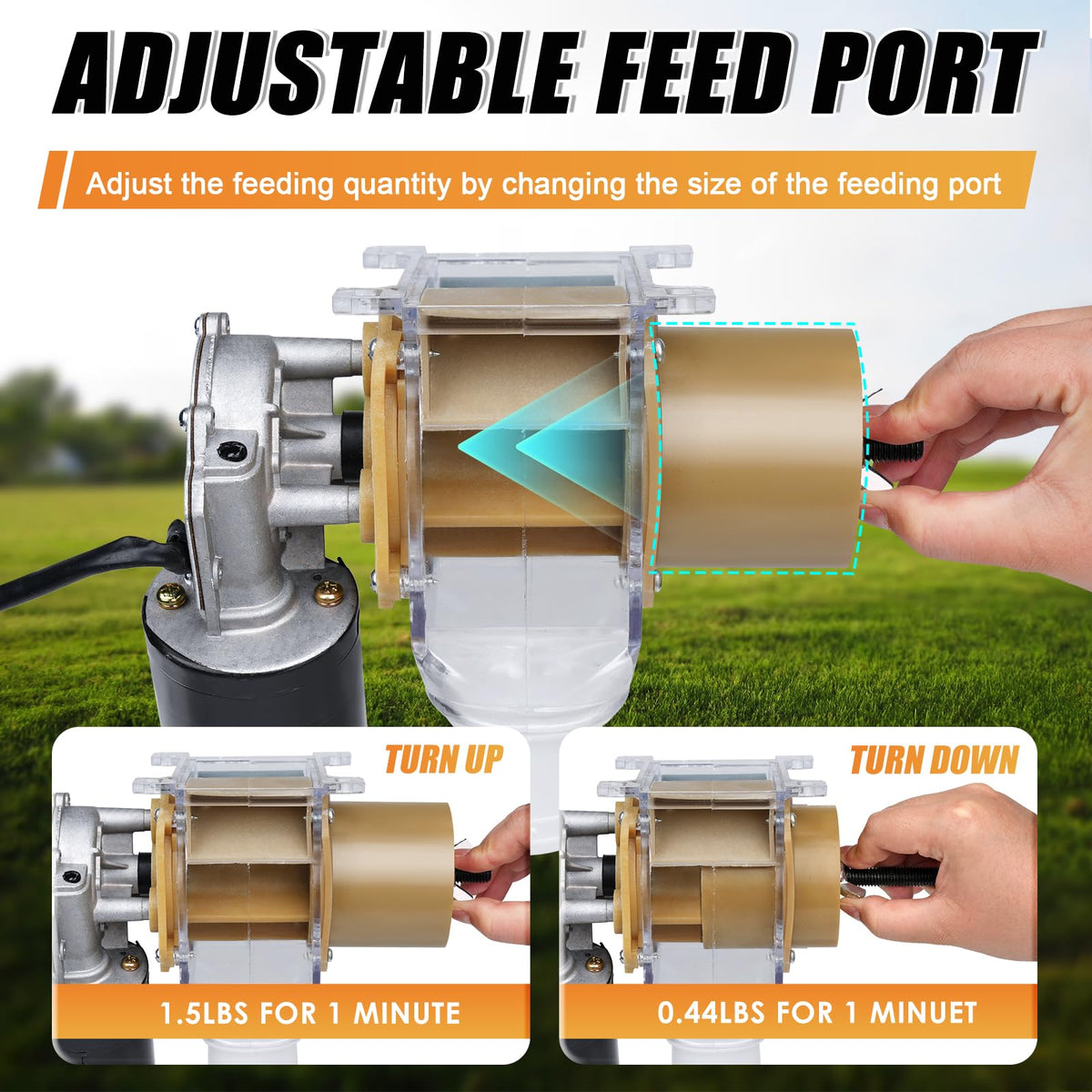 PAUQRWIE large feed opening reduces jams during operation