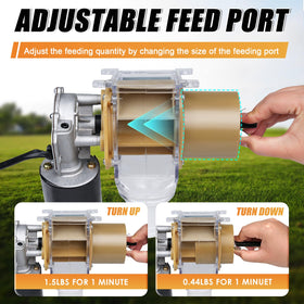 PAUQRWIE large feed opening reduces jams during operation