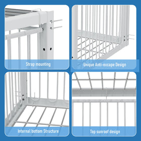 PAUQRWIE removable bars enable flexible cage configurations