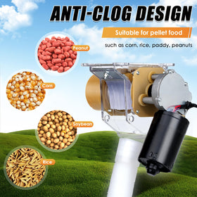 PAUQRWIE strong 50W motor provides smooth, consistent grain flow