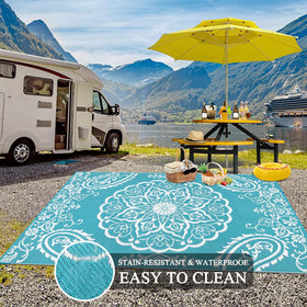 Pauwer camping RV mat ideal for travel and quick setup.