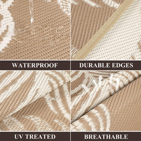 Pauwer reversible design shown on both sides for quick patio refresh.