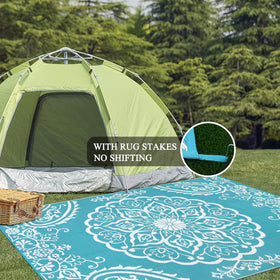 Pauwer RV mat suitable for camping, beach trips, and road journeys.