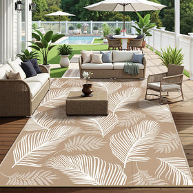 Pauwer patio rug feels soft and cozy underfoot for porch lounging.