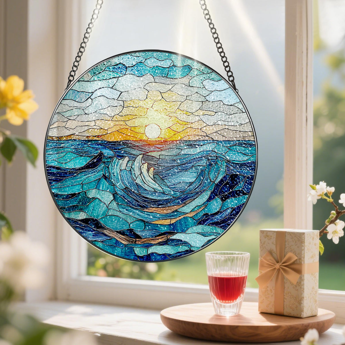 Pauyadu suncatcher ships safely in protective packaging for confident gifting.