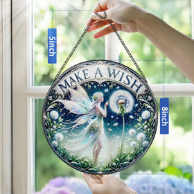 Pauyadu diamond glass-frame suncatcher for durable, long-lasting window art.