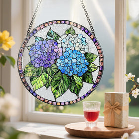 Pauyadu gift-ready stained glass ornament for celebrations and decor