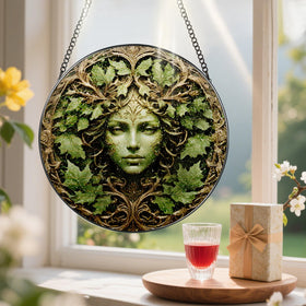 Pauyadu Mothers Day gift stained glass window décor.