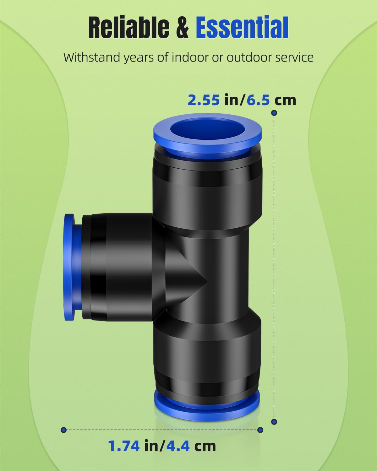Pawfly 1-2 inch tubing ID/OD fitment keeps lines secure