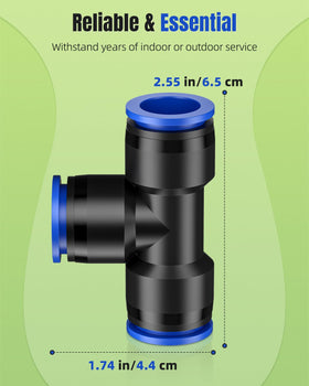 Pawfly 1-2 inch tubing ID/OD fitment keeps lines secure