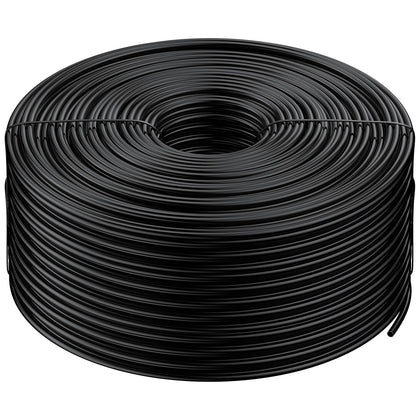 Pawfly 500 ft 1/4 in drip tubing coil for efficient garden irrigation, extending watering reach.