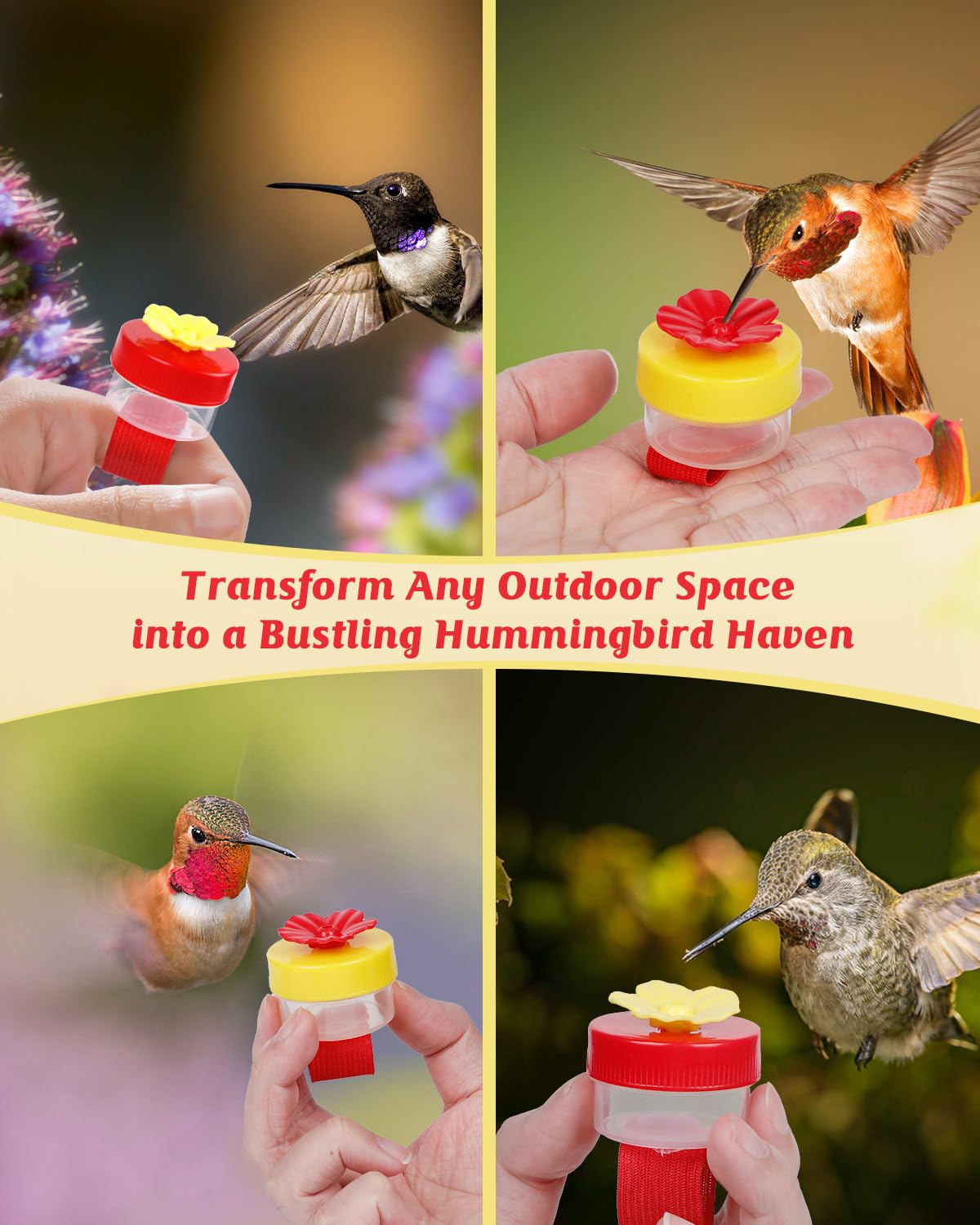 Pawfly robust ABS plastic hummingbird feeder designed for frequent outdoor use