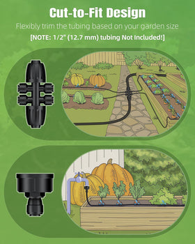 Pawfly irrigation hose roll ideal for compact spaces and tight corners.