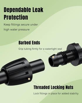 Pawfly durable drip fittings support long-season gardening across raised beds and greenhouses.