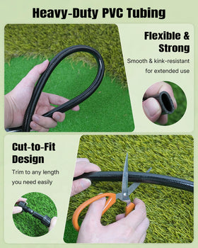 Pawfly garden watering network tubing covers beds and borders