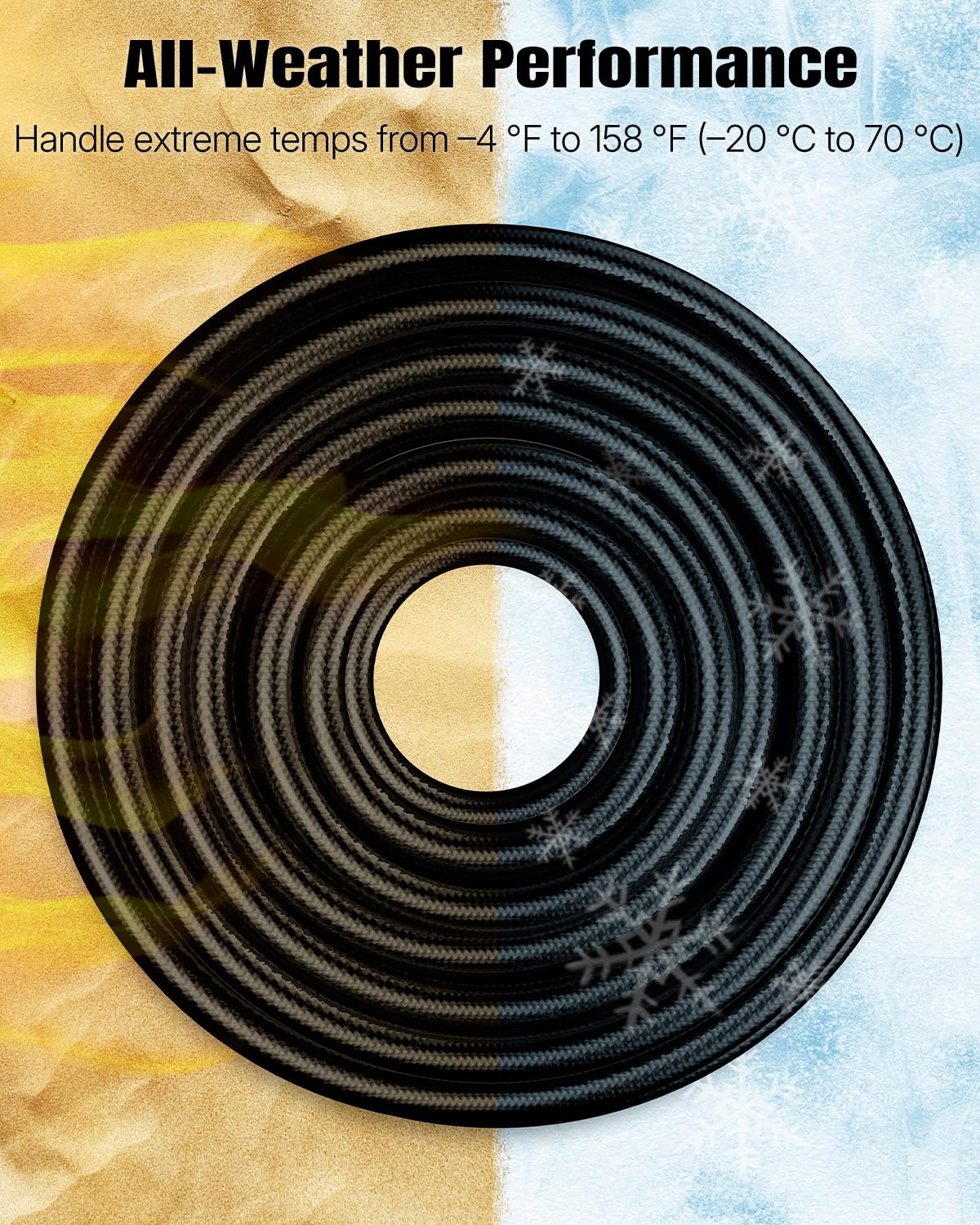 Pawfly PVC drip tubing shows flexibility for tight corners
