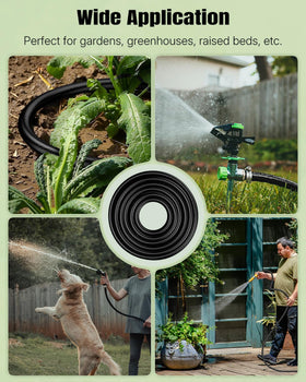 Pawfly irrigation tubing suited for flower beds vegetables greenhouse landscapes