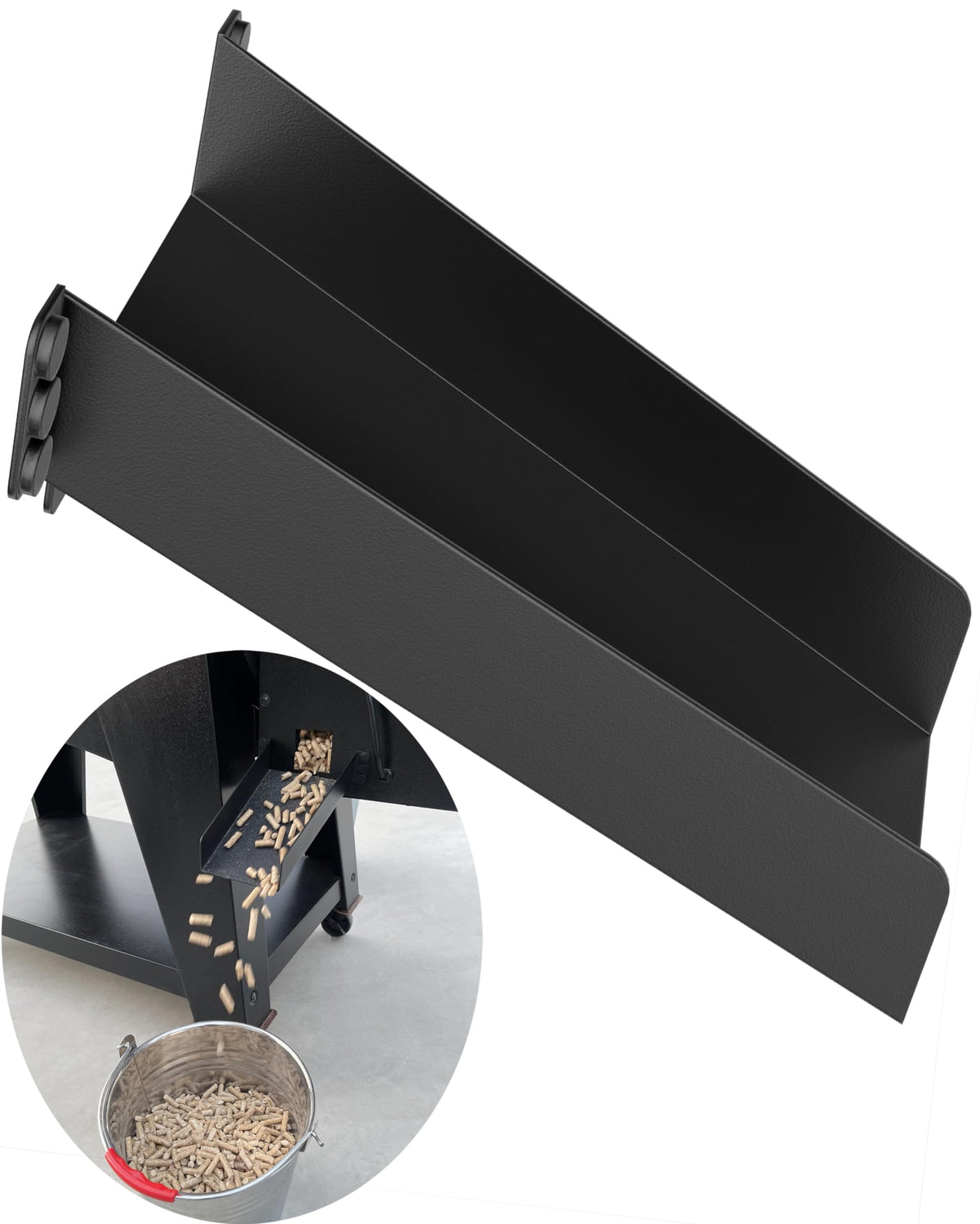 Pawsible magnetic pellet cleanout chute overview for easy pellet transfer