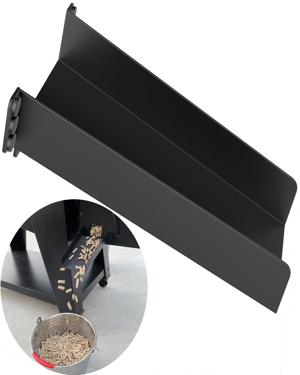 Pawsible magnetic pellet cleanout chute overview for easy pellet transfer