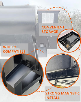Pawsible magnetic pellet cleanout chute durable aluminum construction