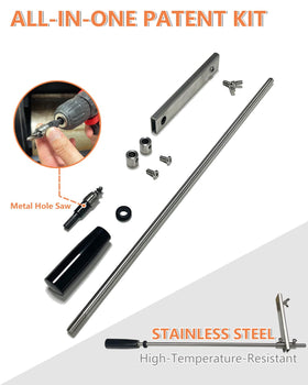 Pawsible mounting tube assembly for flexible sear plate positioning