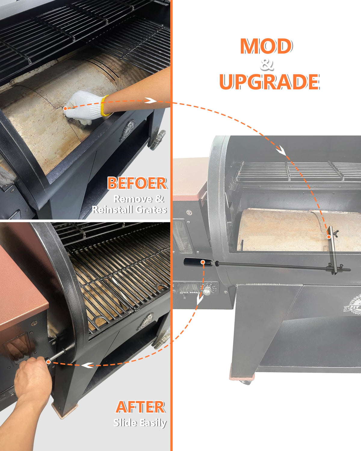 Pawsible Pit Boss sear plate modification installation guide