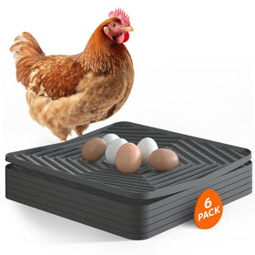 Pawtners silicone nesting pad provides gentle cushioning for eggs in the coop.