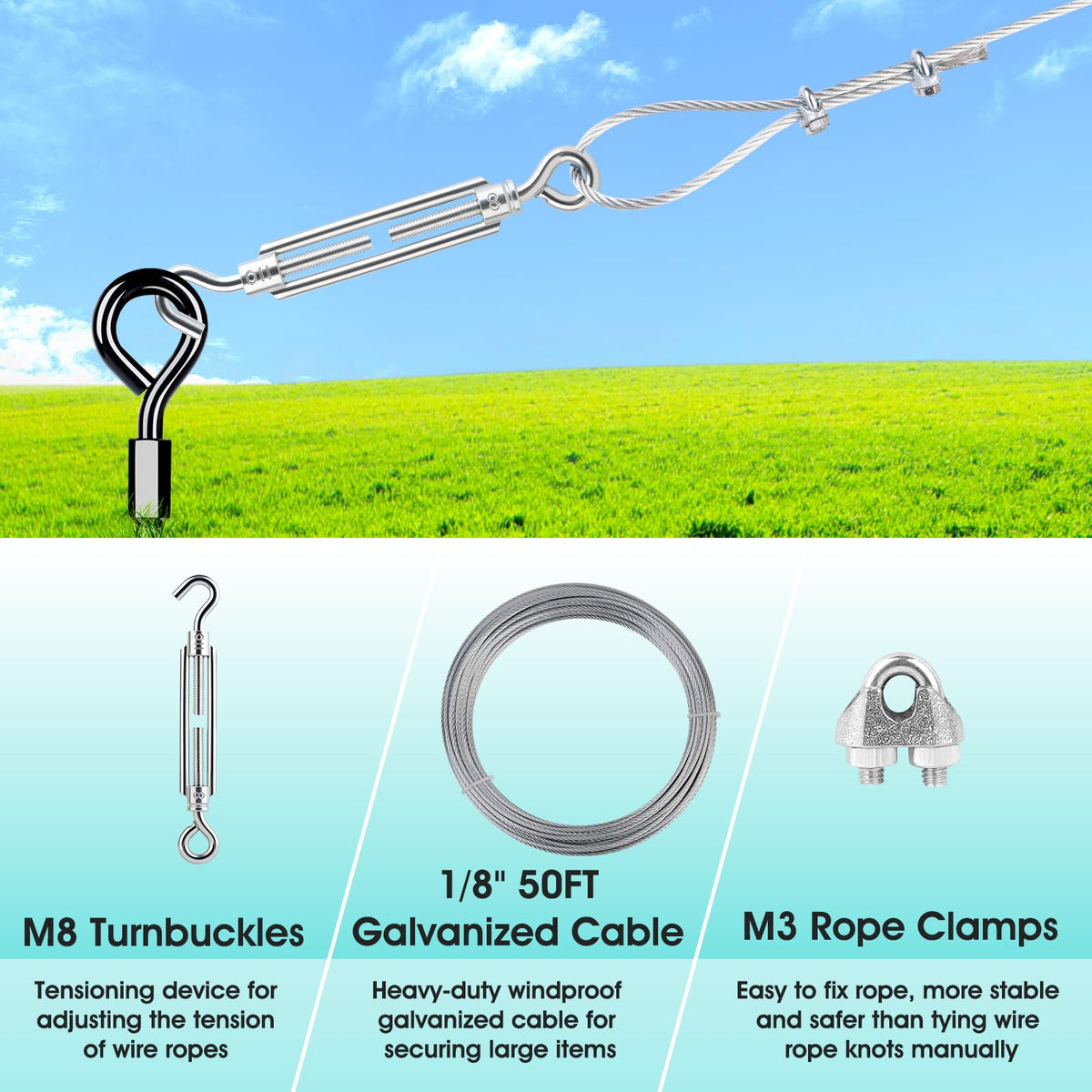 Payivsve T-handle wrench included for fast tool assisted installation