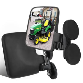 PBsee magnetic tractor mirrors attach to loader arms for quick rear visibility