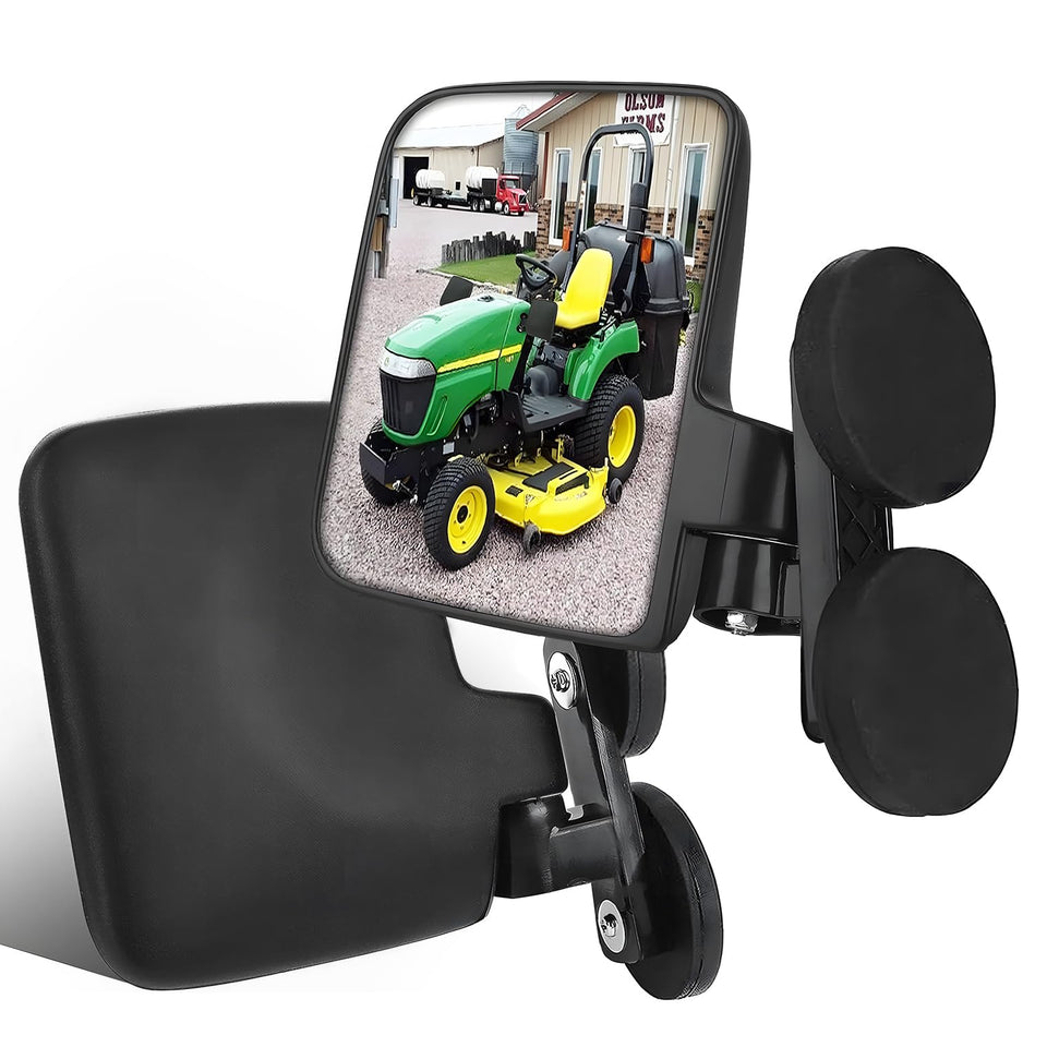 PBsee magnetic tractor mirrors attach to loader arms for quick rear visibility